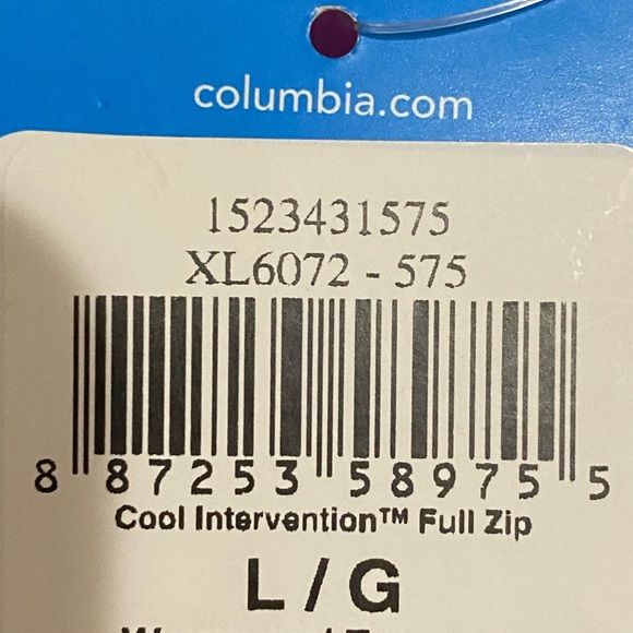 NWT Columbia Long Sleeve Full Zip Fleece Jacket Size Large - Picture 13 of 13